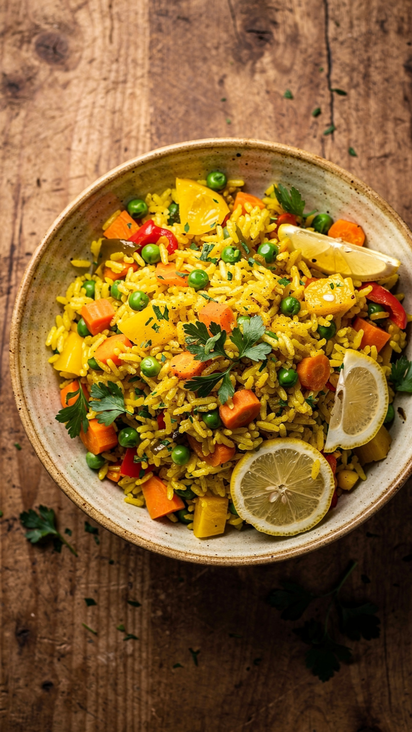 Mediterranean Yellow Rice