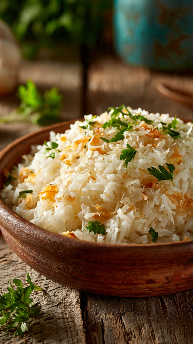 Garlic Parmesan Rice
