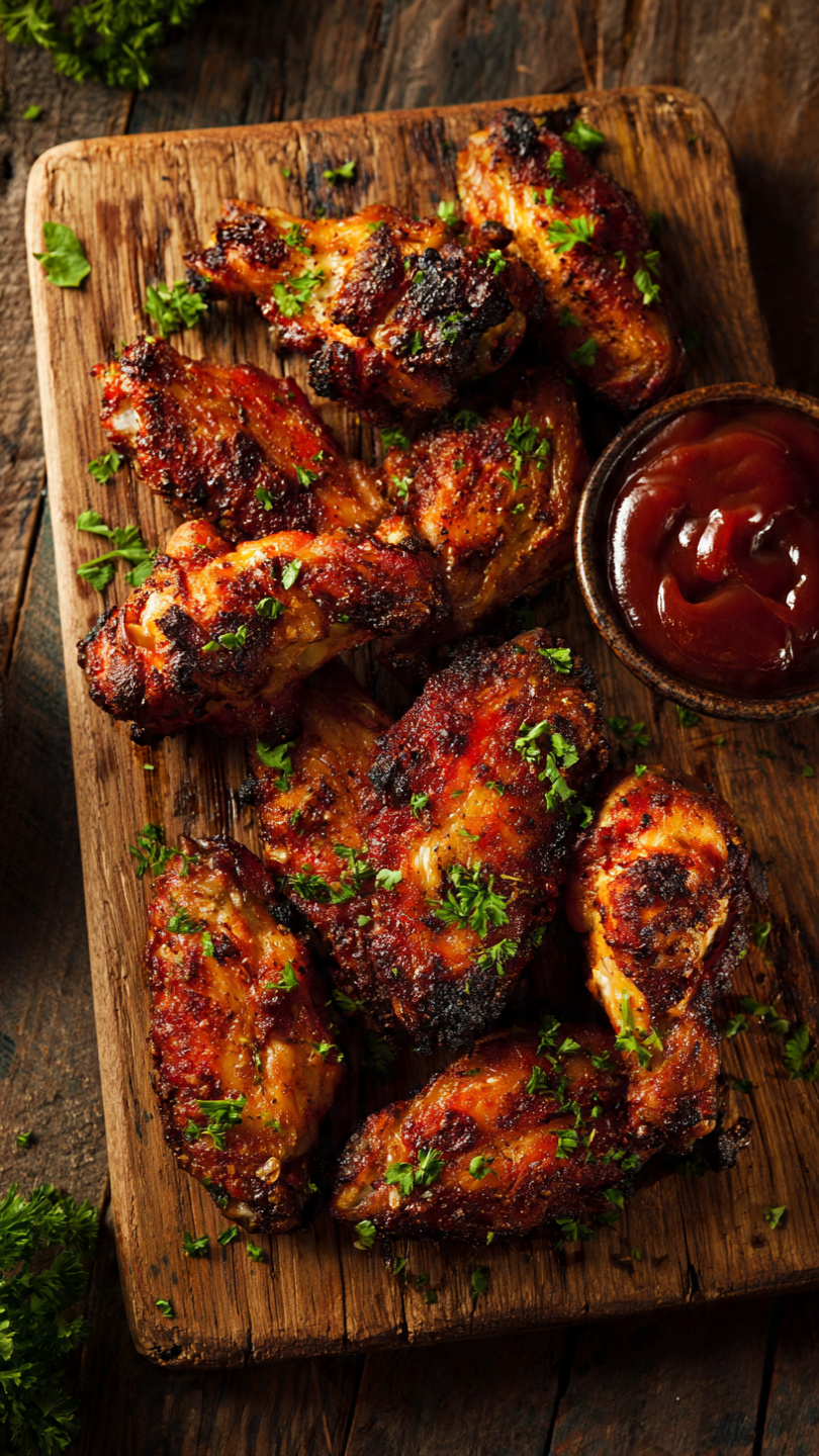 Smoked Chicken Wings with Crispy Skin and Bold Flavor