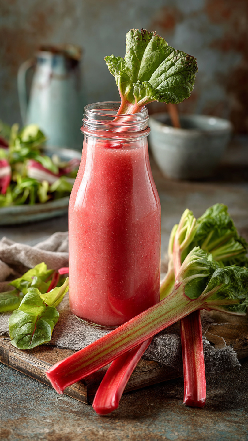 Rhubarb Vinaigrette Dressing