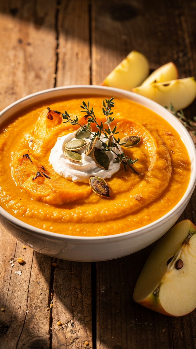 Butternut Squash Apple Soup